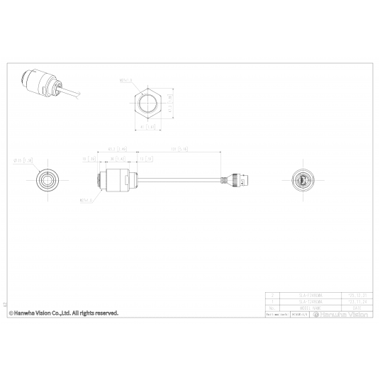 Kamera tubowa Hanwha Vision - SLA-F2480WA -zdjęcie numer 3