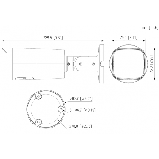 Kamera tubowa IP 2MP Smart Dual Light WizSense Dahua – IPC-HFW2249T-ZAS-IL-27135 -zdjęcie numer 3