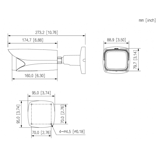Kamera tubowa IP 4MP IR WizMind Dahua – IPC-HFW5442E-ZE-2712-S3-BLACK -zdjęcie numer 4