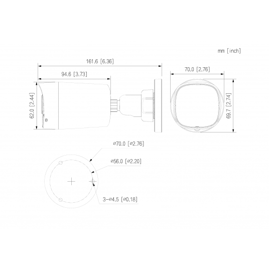 Kamera tubowa IP 8MP Smart Dual Light WDR Dahua - HAC-HFW1801RL-IL-A-0280B-S3-DIP -zdjęcie numer 7