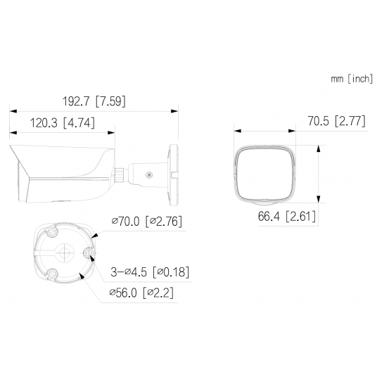 Kamera tubowa IP 8MP Smart Dual Light WizMind Dahua – IPC-HFW5859E-ASE-IL-0600B-Black -zdjęcie numer 3