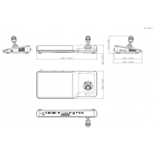 Klawiatura dotykowa z systemem Android Dahua - NKB5200