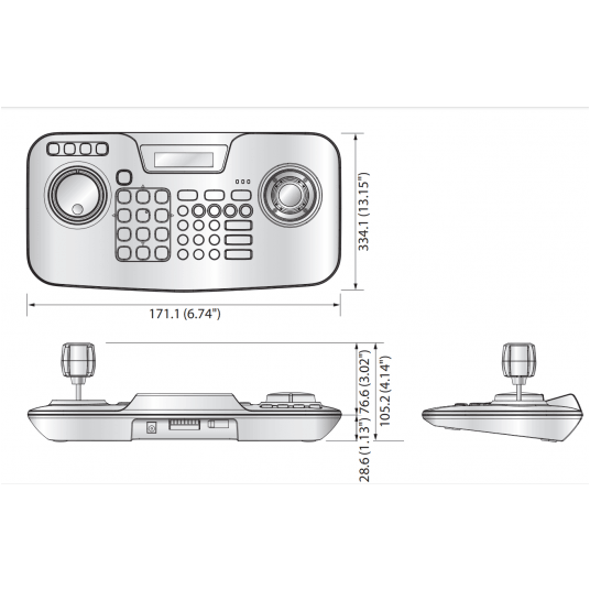 Klawiatura sterująca PTZ i DVR Hanwha - SPC-2010