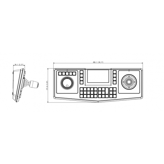 Klawiatura sterująca PTZ i DVR Hanwha - SPC-7000