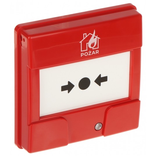 Konwencjonalny ręczny ostrzegacz pożarowy (wewnętrzny, oznakowanie krajowe) Satel - ROP-110/PL -zdjęcie numer 1