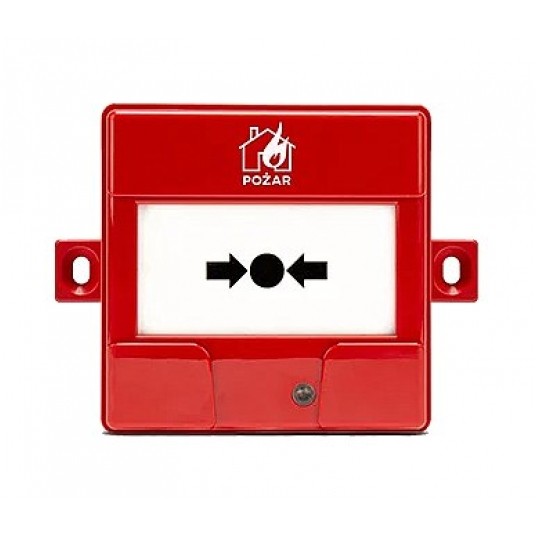 Konwencjonalny ręczny ostrzegacz pożarowy (zewnętrzny, oznakowanie krajowe) Satel - ROP-111/PL -zdjęcie numer 1
