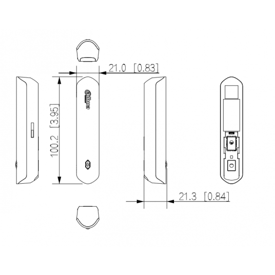 Mały bezprzewodowy czujnik drzwi Dahua - ARD323-W2(868S) -zdjęcie numer 5