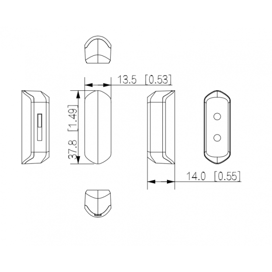 Mały bezprzewodowy czujnik drzwi Dahua - ARD323-W2(868S) -zdjęcie numer 4