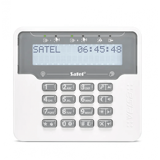 Manipulator bezprzewodowy LCD (białe podświetlenie) Satel - VERSA-KWRL2
