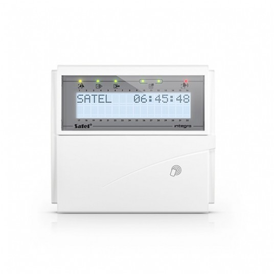 Manipulator LCD białe podświetlenie, Satel - INT-KLCDR-W