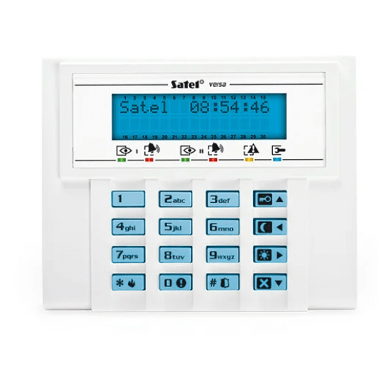 Manipulator LCD do central z serii VERSA (niebieskie podświetlenie) Satel - VERSA LCD-BL