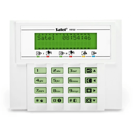 Manipulator LCD do central z serii VERSA (zielone podświetlenie) Satel - VERSA-LCD-GR