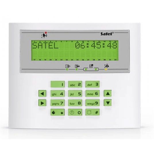Manipulator LCD (zielone podświetlenie) Satel - INT-KLCDL-GR
