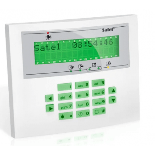 Manipulator LCD (zielone podświetlenie) Satel - INT-KLCDL-GR