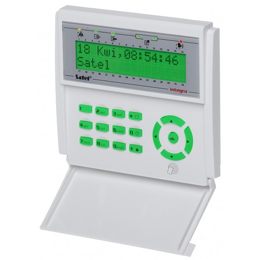 Manipulator LCD zielone podświetlenie, Satel - INT-KLCDR-GR