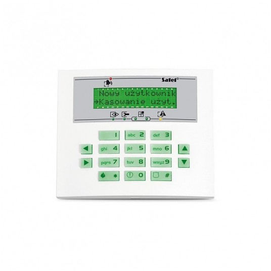 Manipulator LCD (zielone podświetlenie) Satel - INT-KLCDS-GR