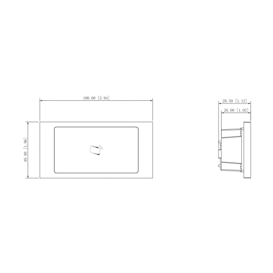 Moduł czytnika kart IC Dahua - VTO4202FB-MR -zdjęcie numer 2
