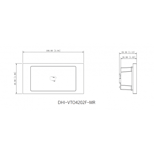 Moduł czytnika kart Mifare Dahua - VTO4202F-MR -zdjęcie numer 4