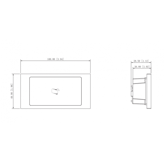 Moduł czytnika kart RFID Dahua - VTO4202FB-MR1 -zdjęcie numer 2