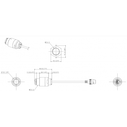 Moduł obiektywu Hanwha Vision 2 MP - SLA-T1080FA