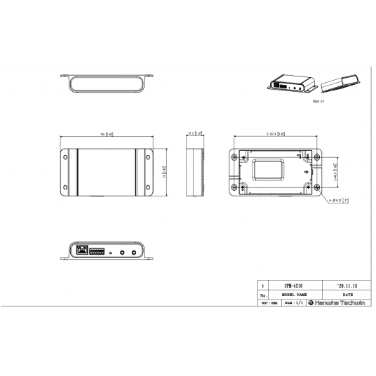 Moduł wejścia/wyjścia do kamer PTZ PLUS Hanwha - SPM-4210