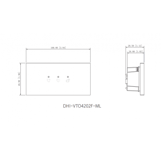 Moduł wskaźnika statusu Dahua - VTO4202F-ML -zdjęcie numer 4