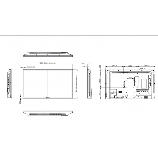 Monitor przemysłowy 32 cale AG Neovo - PM-3202