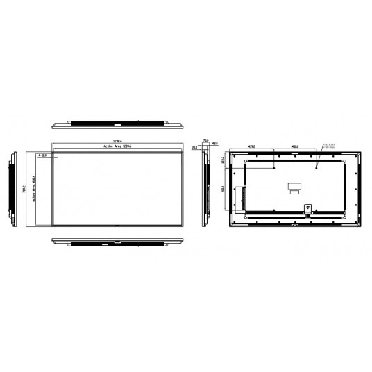 Monitor przemysłowy 55 cali AG Neovo - QM-5503 -zdjęcie numer 5
