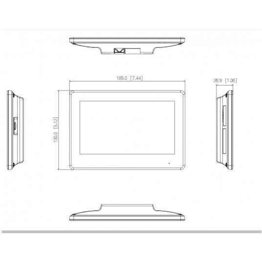 Monitor wewnętrzny IP i Wi-Fi Dahua - VTH5421HW-W