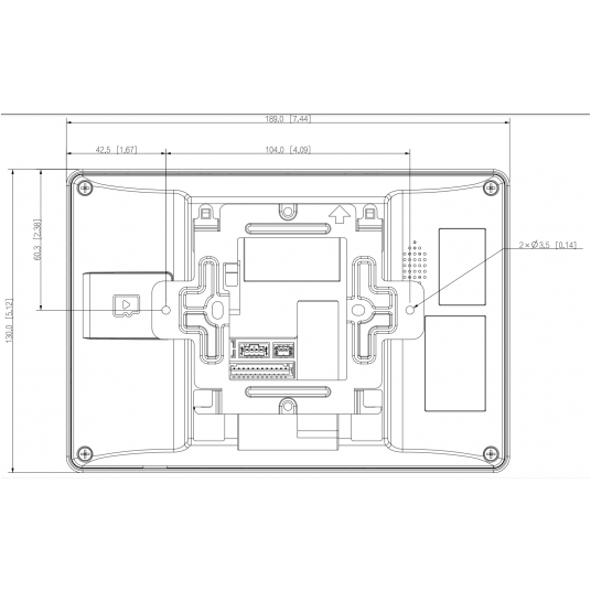 Monitor wewnętrzny IP i Wi-Fi Dahua - VTH5421HW-W