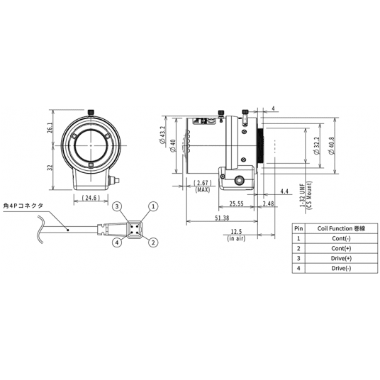 Obiektyw 1/2,7" zmiennoogniskowy (2,8–8 mm) Tamron - TAMRON-M13VG288IR -zdjęcie numer 2