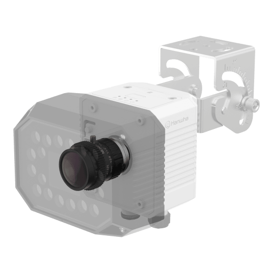 Obiektyw stałoogniskowy do kamer przemysłowych Hanwha Vision - SLM-5M06 -zdjęcie numer 2