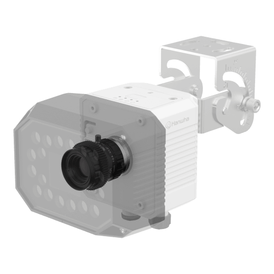 Obiektyw stałoogniskowy do kamer przemysłowych Hanwha Vision - SLM-5M12 -zdjęcie numer 2