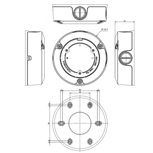 Obudowa aluminiowa Hanwha - SBO-126B