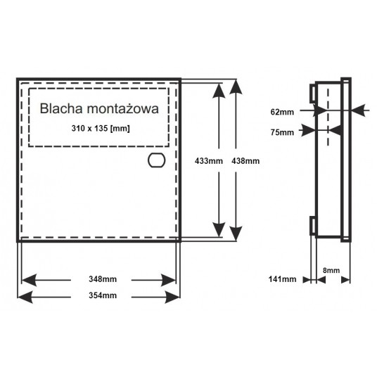 Obudowa dwupoziomowa 17/TRP50/DSPR/L PULSAR – AWO200K -zdjęcie numer 5