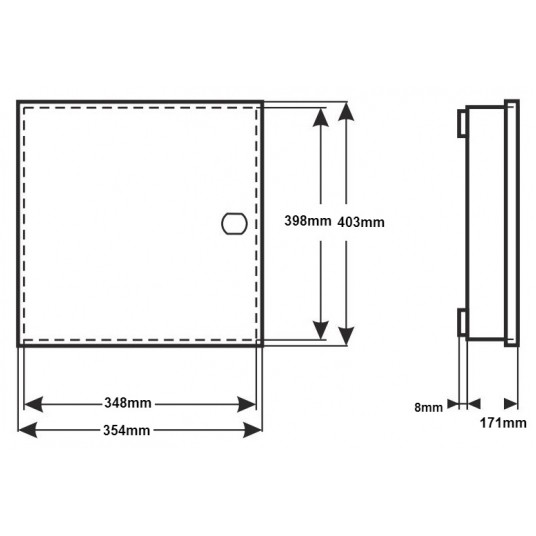 Obudowa metalowa 24/TRP80/DS PULSAR – AWO301 -zdjęcie numer 3