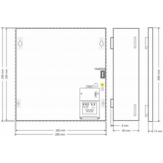 Obudowa metalowa 7/TRP40/DSPR PULSAR - AWO150 -zdjęcie numer 5