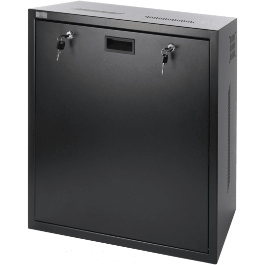 Obudowa NVR/Monitor/RACK 10”, 19” pionowa czarna Pulsar - AWO534 -zdjęcie numer 3