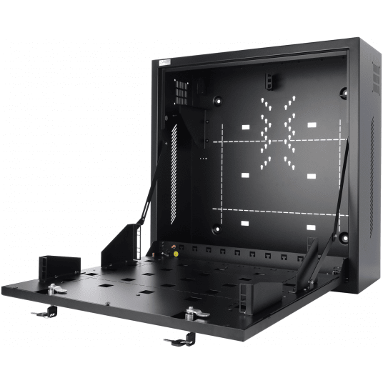 Obudowa NVR/Monitor/RACK 10”, 19” pionowa czarna Pulsar - AWO534 -zdjęcie numer 1