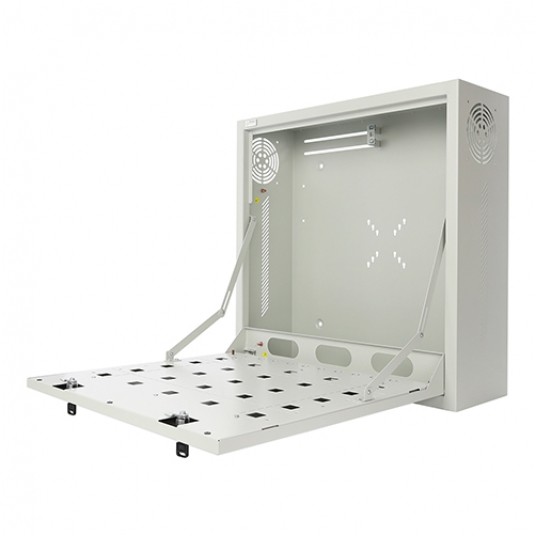 Obudowa NVR/Monitor/RACK 10”, 19” pionowa szara Pulsar - AWO534G -zdjęcie numer 3