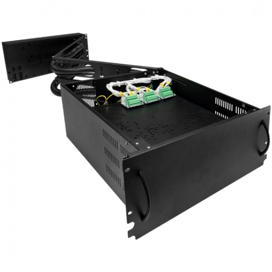Obudowa RACK Security 4U/400mm/48linii/17Ah do szaf RACK19" dwupoziomowa Pulsar - ARAD-S4 -zdjęcie numer 2