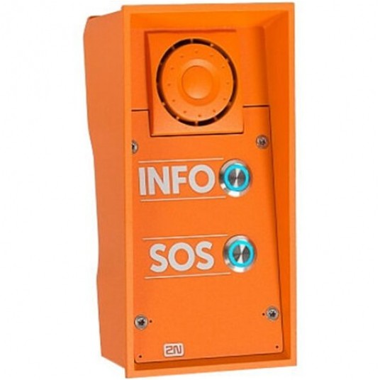 Panel domofonowy IP Safety z 2 przyciskami i głośnikiem 10W 2N - 9152102W