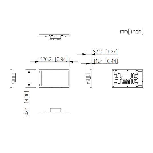 Panel sterowania wideodomofonu IP 7-calowy Dahua - SCP3024A-B -zdjęcie numer 5