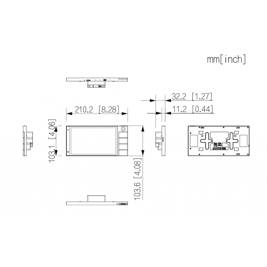 Panel sterowania wideodomofonu IP 7-calowy Dahua - SCP3024B-CBZ -zdjęcie numer 5