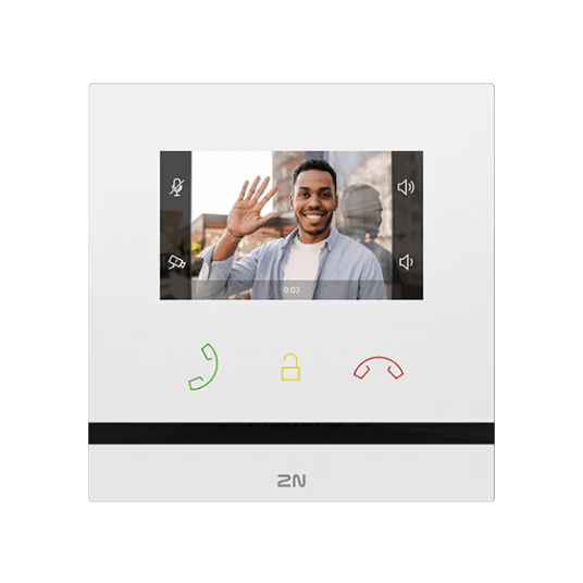 Panel wewnętrzny IP Indoor Compact z wyświetlaczem 4.3" bez kamery 2N - 91378501WH -zdjęcie numer 2