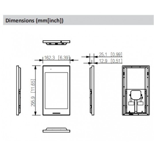 Panel zewnętrzny IP z ekranem LCD 10,1 cala Dahua - VTO9631Q -zdjęcie numer 3