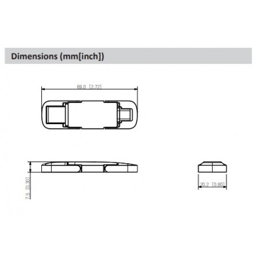 Pendrive USB 3.2 Gen2 128 GB Dahua - USB-S809-32-128GB -zdjęcie numer 4