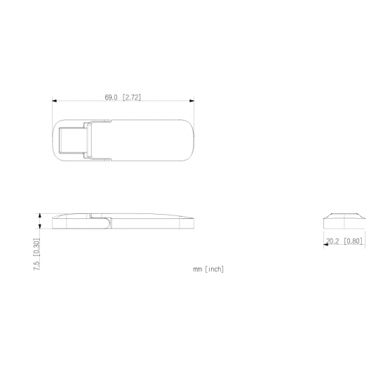 Pendrive USB 3.2 Gen2 128GB Dahua – USB-S806-32-128GB -zdjęcie numer 3