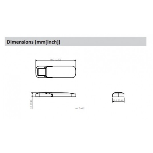 Pendrive USB 3.2 Gen2 256 GB Dahua - USB-S806-32-256GB -zdjęcie numer 4