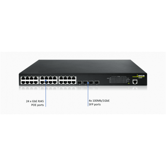 Przełącznik dostępowy zarządzalny L2 PoE 28 porty DCN - S4200-28P-PL-SI-R2